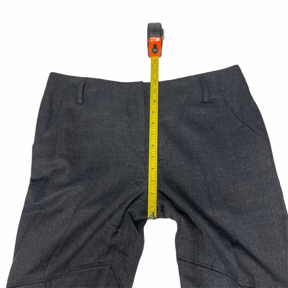 Vintage Jason Wu Moto Style Wool Zipper Trousers Gray 6 - Picture 13 of 16